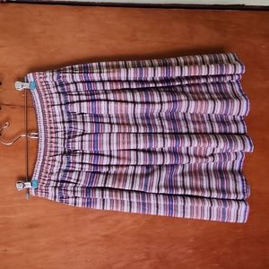 Artesania size M, multicolor/pattern, gathered skirt